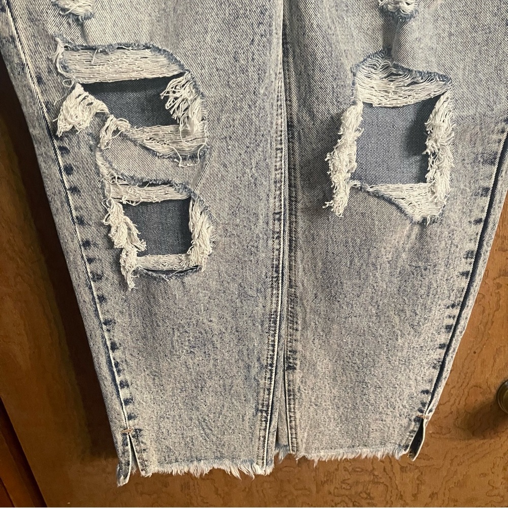 KanCan Collie High Rise Distressed Medium Wash Jeans Sz 15/31 - Picture 3 of 6